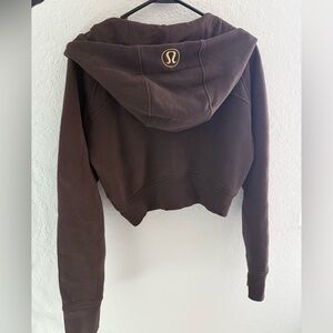 Luluemon Athletica Scuba Full-Zip Cropped Hoodie